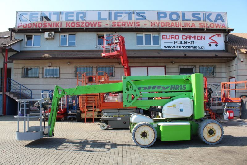Podnośnik koszowy samojezdny Niftylift HR15 NDE bi-energy - Nacelle articulée: photos 5 Podnośnik koszowy samojezdny Niftylift HR15 NDE bi-energy - Nacelle articulée: photos 5
