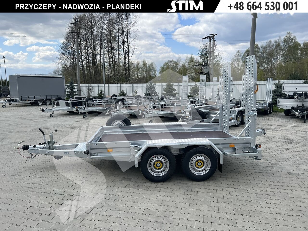 Stim S22/KP-KN/30-27 - Remorque porte engin: photos 1 Stim S22/KP-KN/30-27 - Remorque porte engin: photos 1