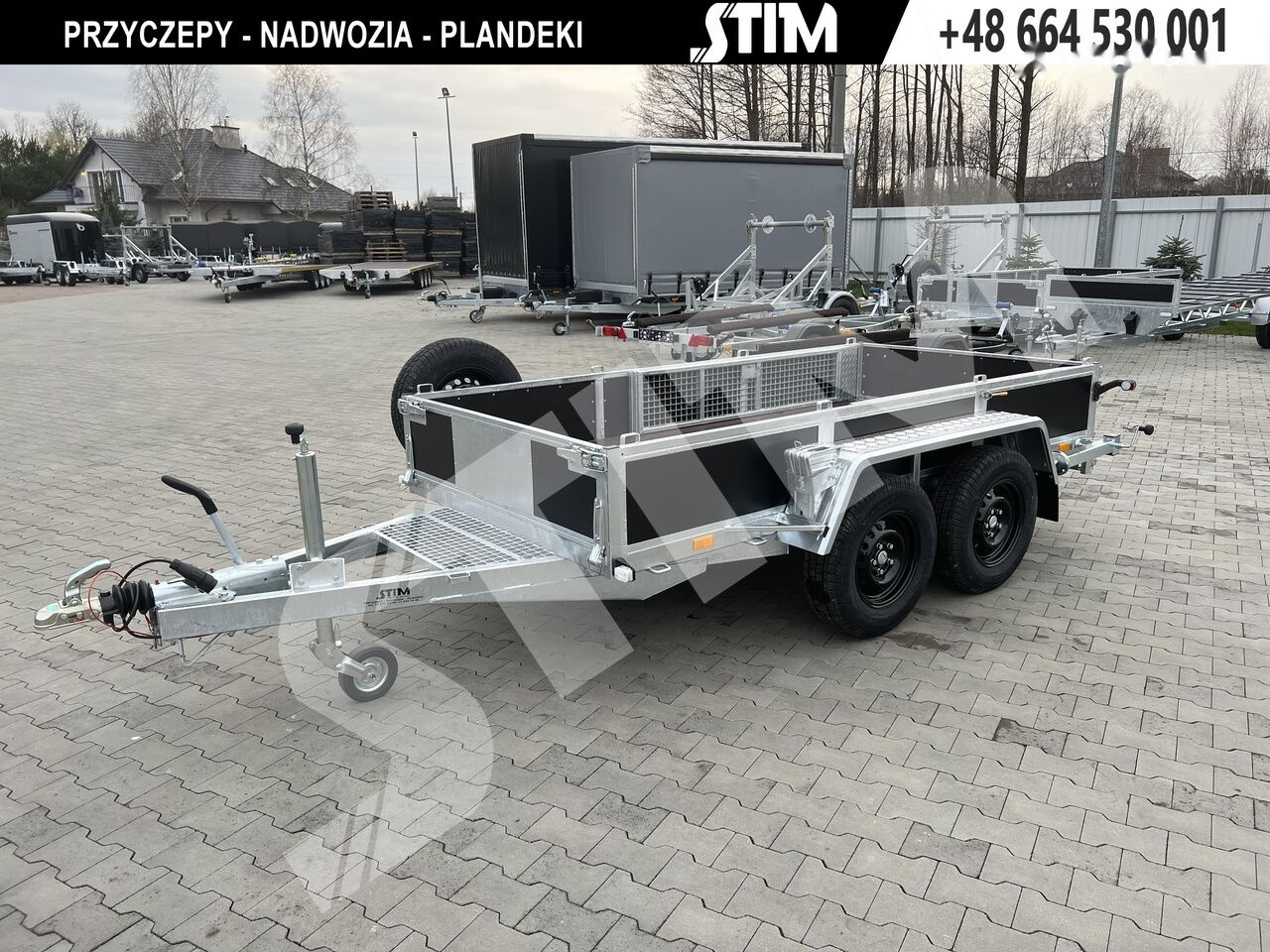 Stim S22/KP-ST/30-27 - Remorque porte engin: photos 1 Stim S22/KP-ST/30-27 - Remorque porte engin: photos 1