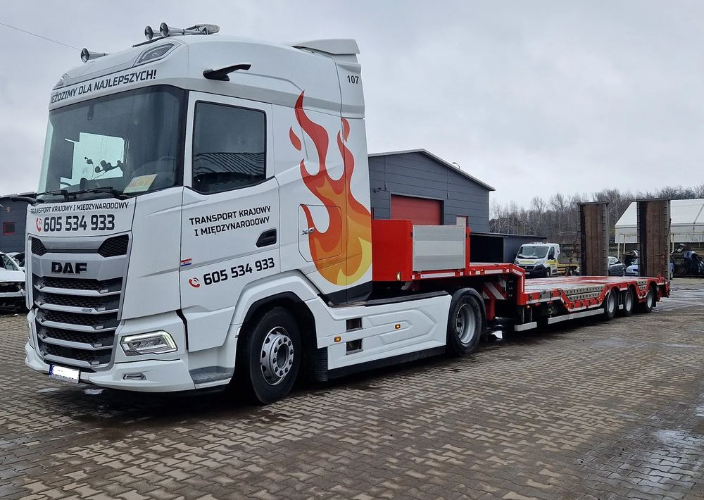 Bodex NACZEPA NISKOPODŁOGOWA ROZSUWANA 3 OSIE LAWETA ZESTAW - Semi-remorque surbaissé: photos 4 Bodex NACZEPA NISKOPODŁOGOWA ROZSUWANA 3 OSIE LAWETA ZESTAW - Semi-remorque surbaissé: photos 4