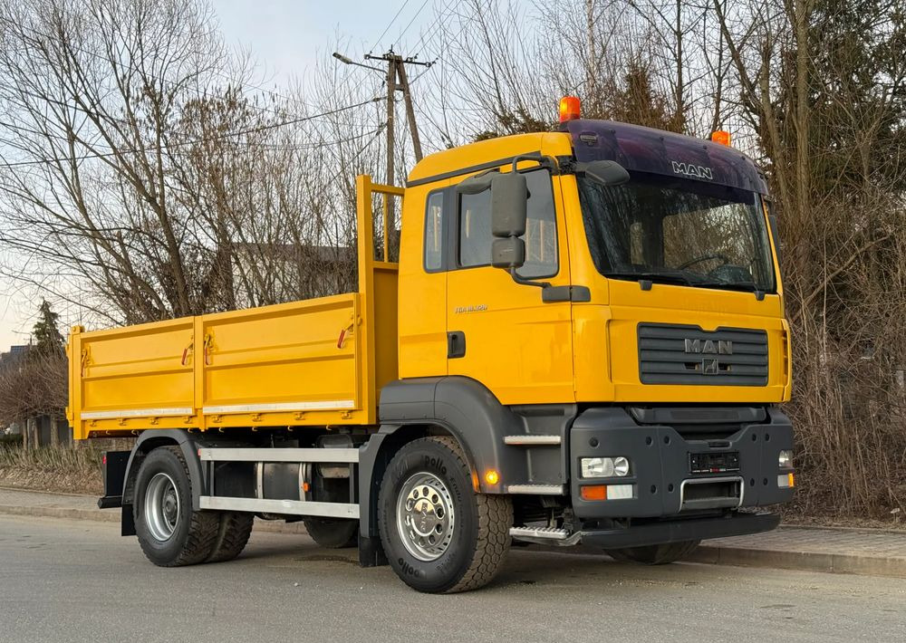 MAN * MAN TGA 18-320 * Kiper Wywrotka * 4x2 * Kran * Sprowadzony* Bardzo Dobry Stan - Camion benne: photos 2 MAN * MAN TGA 18-320 * Kiper Wywrotka * 4x2 * Kran * Sprowadzony* Bardzo Dobry Stan - Camion benne: photos 2