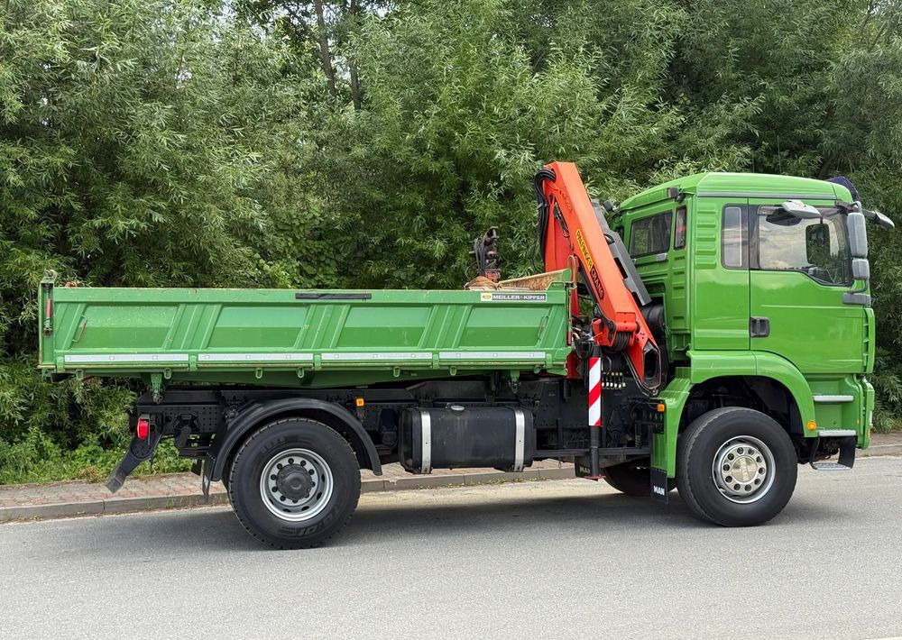 Camion benne MAN * MAN TGA 18-360 * Kiper Wywrotka * 4x2 * Kran Palfinger PK 9501 Sprowadzony: photos 9