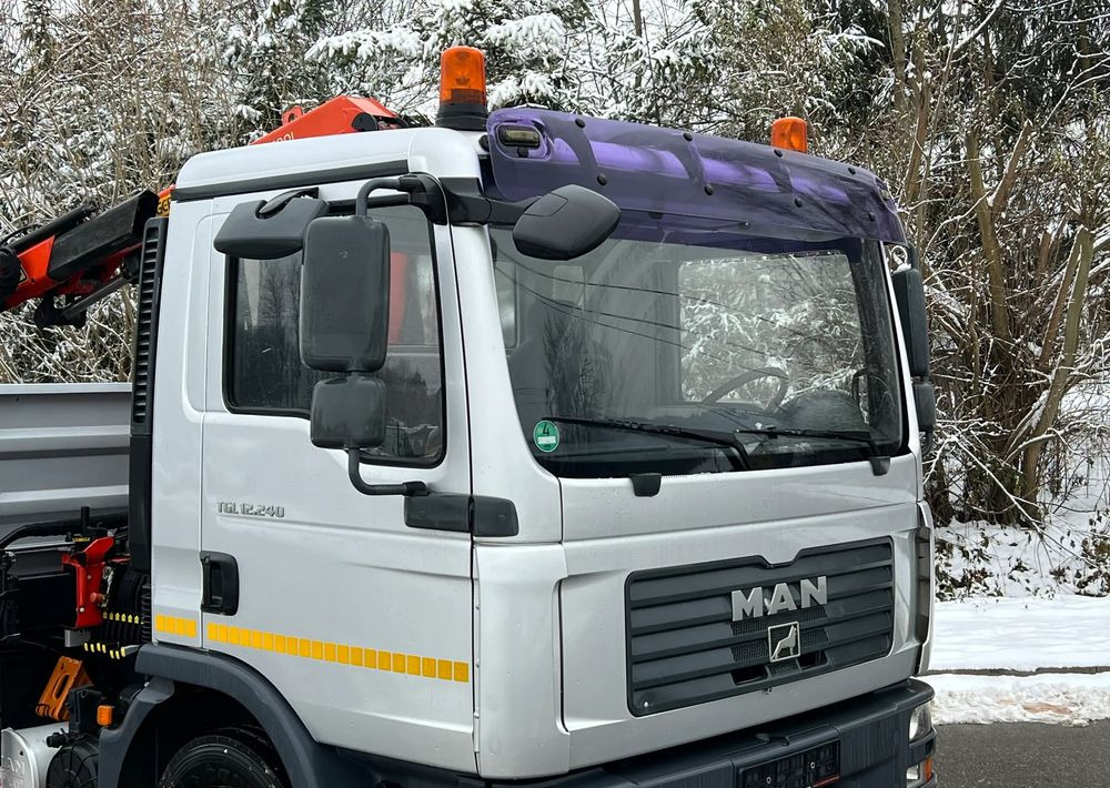 MAN MAN TGL 12-240 Kiper Wywrotka 4x2 Kran PALFINGER PK 12500 BARDZO DOBRY STAN - Camion benne: photos 4 MAN MAN TGL 12-240 Kiper Wywrotka 4x2 Kran PALFINGER PK 12500 BARDZO DOBRY STAN - Camion benne: photos 4