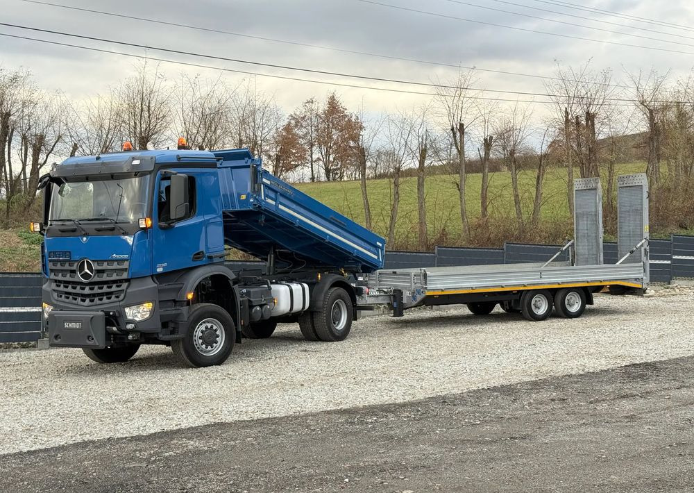 Mercedes-Benz * Arocs * 4X4 * JAK NOWY * Wywrotka Kiper Meiller+ Przyczepa * Zestaw Sprowadzony * 80.700 km Oryginalnie * Mercedes - Camion benne: photos 1 Mercedes-Benz * Arocs * 4X4 * JAK NOWY * Wywrotka Kiper Meiller+ Przyczepa * Zestaw Sprowadzony * 80.700 km Oryginalnie * Mercedes - Camion benne: photos 1