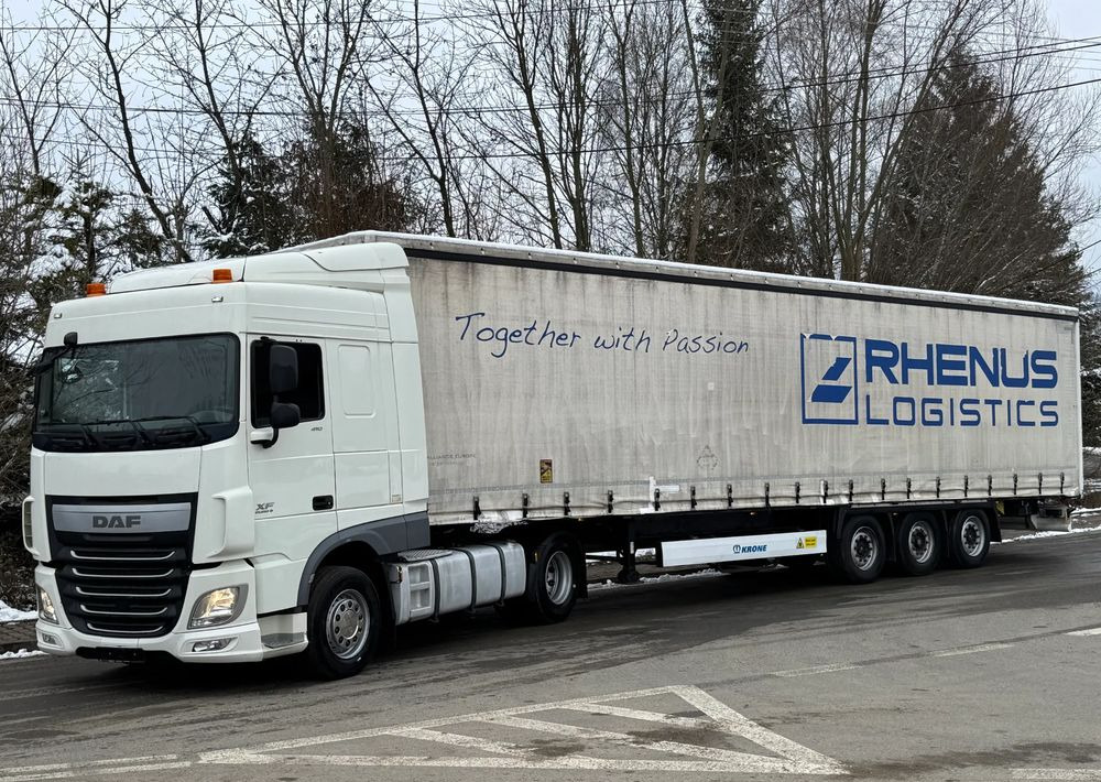 DAF * Zestaw * DAF 106 Euro 6 + Naczepa Krone * Bardzo Dobry Stan - Tracteur routier, Semi-remorque rideaux coulissants: photos 1 DAF * Zestaw * DAF 106 Euro 6 + Naczepa Krone * Bardzo Dobry Stan - Tracteur routier, Semi-remorque rideaux coulissants: photos 1