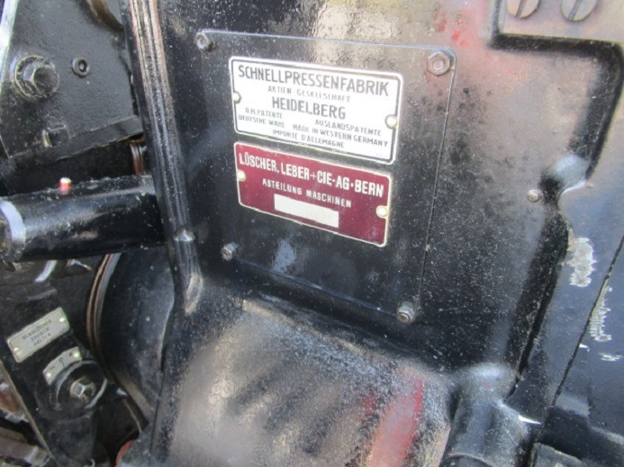 HEIDELBERG TIEGEL A4 - Presse offset: photos 4 HEIDELBERG TIEGEL A4 - Presse offset: photos 4