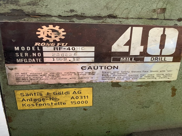 STÄNDERBOHRMASCHINE RF-40HC - Machine d'impression: photos 4 STÄNDERBOHRMASCHINE RF-40HC - Machine d'impression: photos 4