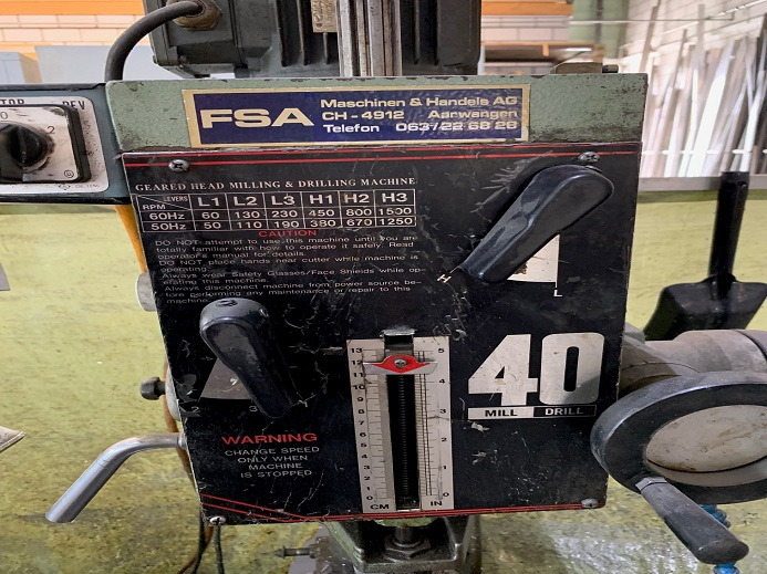 STÄNDERBOHRMASCHINE RF-40HC - Machine d'impression: photos 3 STÄNDERBOHRMASCHINE RF-40HC - Machine d'impression: photos 3