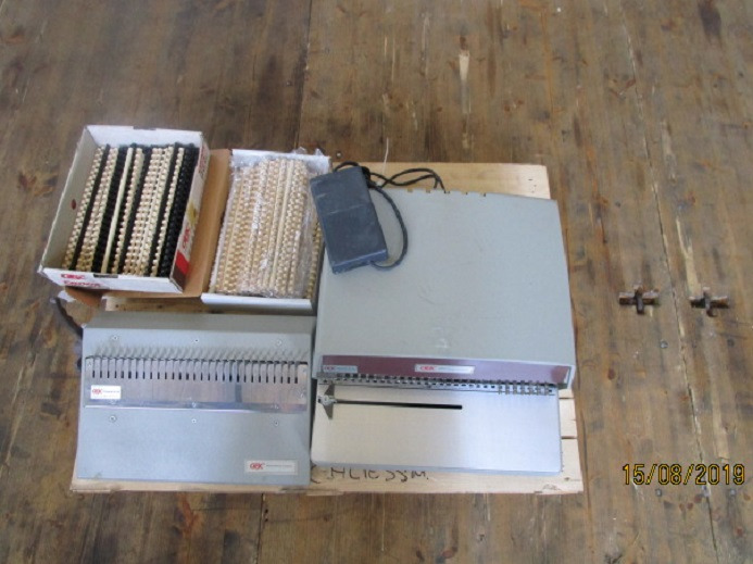 WIRO SCHLIESSMASCHINE GBC 112-PM-1 - Machine d'impression: photos 4 WIRO SCHLIESSMASCHINE GBC 112-PM-1 - Machine d'impression: photos 4