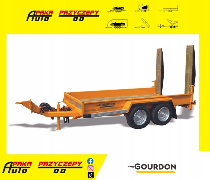 PRZYCZEPA DO MINIKOPAREK GOURDON VPR 350 / GOURDON VPR 350 TRAILER FOR MINI EXCAVATORS - Remorque porte engin: photos 1 PRZYCZEPA DO MINIKOPAREK GOURDON VPR 350 / GOURDON VPR 350 TRAILER FOR MINI EXCAVATORS - Remorque porte engin: photos 1