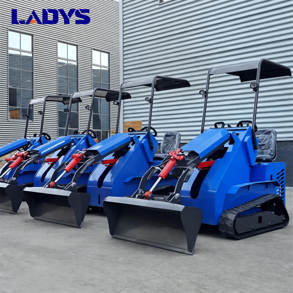 LADYS Free Shipping Mini Skid Steer Loader Compact Track Electric/Diesel Chinese Mini Skid Steer Loader For Sale With Mini Skid Steer Attachments 4 In 1 Bucket — crédit-bail LADYS Free Shipping Mini Skid Steer Loader Compact Track Electric/Diesel Chinese Mini Skid Steer Loader For Sale With Mini Skid Steer Attachments 4 In 1 Bucket: photos 8