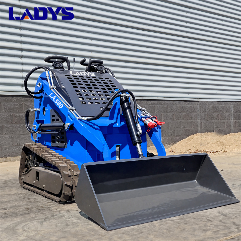 LADYS Free Shipping Mini Skid Steer Loader Compact Track Electric/Diesel Chinese Mini Skid Steer Loader For Sale With Mini Skid Steer Attachments 4 In 1 Bucket — crédit-bail LADYS Free Shipping Mini Skid Steer Loader Compact Track Electric/Diesel Chinese Mini Skid Steer Loader For Sale With Mini Skid Steer Attachments 4 In 1 Bucket: photos 7