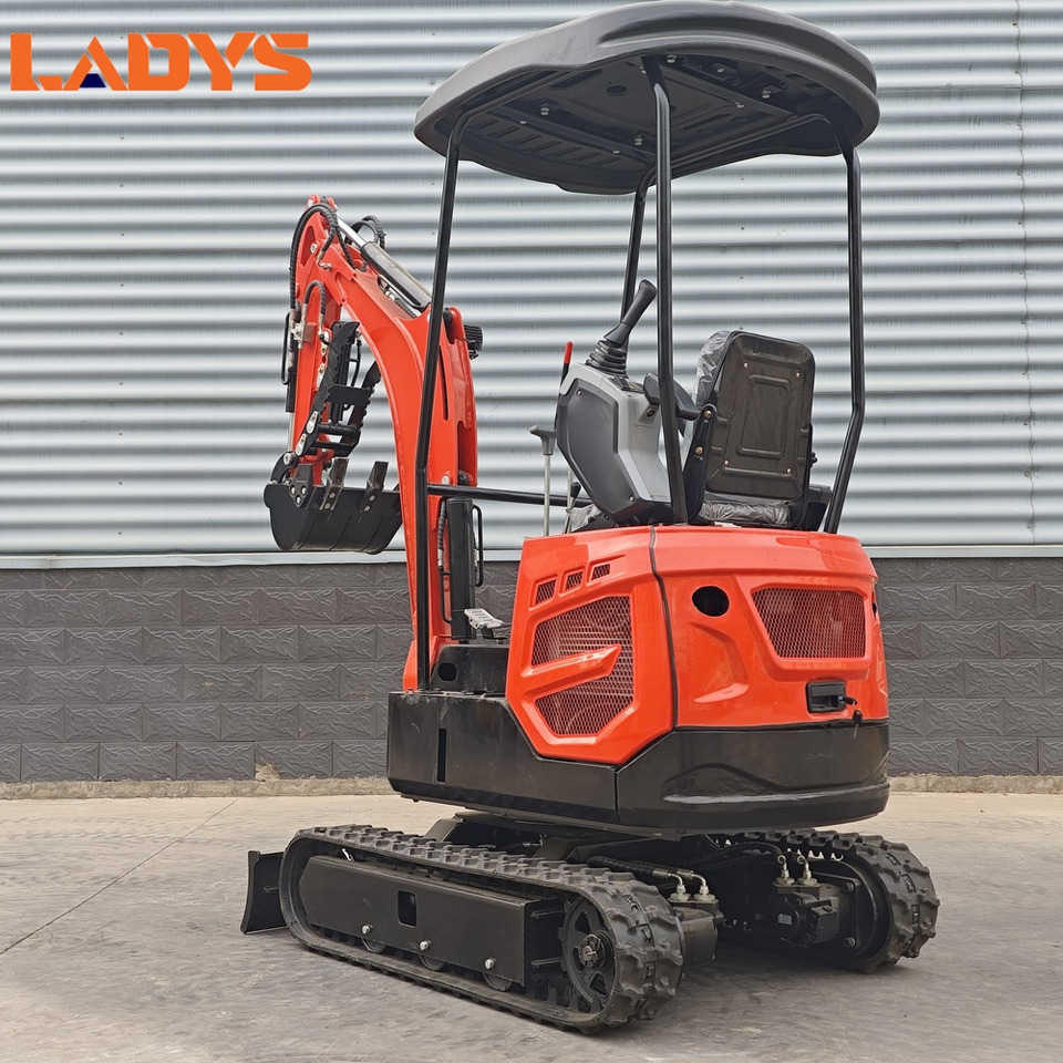 Mini pelle neuf LADYS Mini Excavator Digger Miniexcavadora EPA Kubota Engine Chinese LADYS DY18 Mini Excavator For Sale With Mini Excavator Attachment Set: photos 7