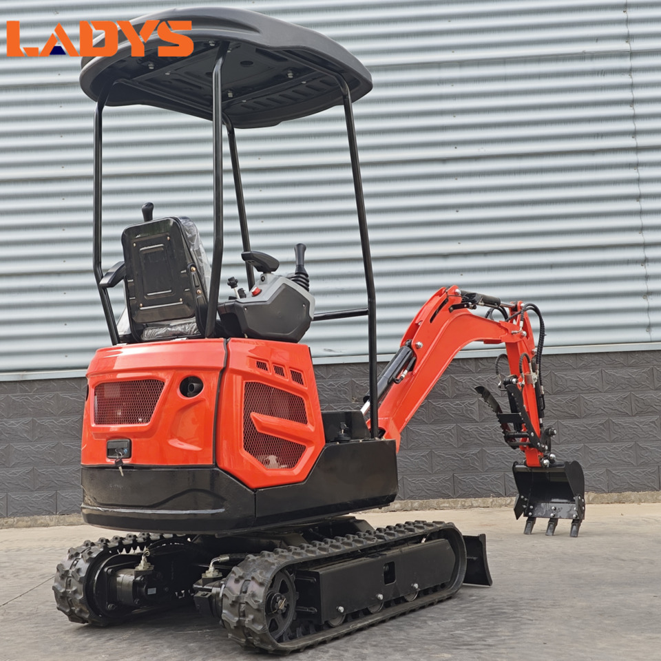 Mini pelle neuf LADYS Mini Excavator Digger Miniexcavadora EPA Kubota Engine Chinese LADYS DY18 Mini Excavator For Sale With Mini Excavator Attachment Set: photos 6