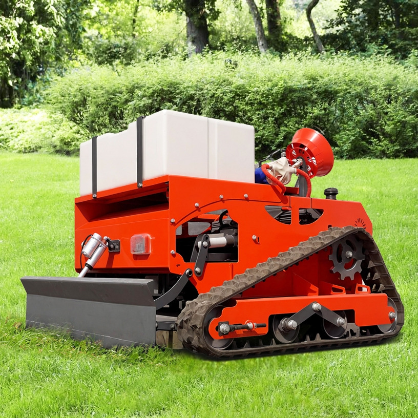 LEZUM LD1000 Electric Remote Control Multi-Function Lawn Mower All-Terrain Agricultural Sprayers Pesticide Spraying Mower Gas Gasoline Track Crawler Lawn Mower - Faucheuse: photos 2 LEZUM LD1000 Electric Remote Control Multi-Function Lawn Mower All-Terrain Agricultural Sprayers Pesticide Spraying Mower Gas Gasoline Track Crawler Lawn Mower - Faucheuse: photos 2