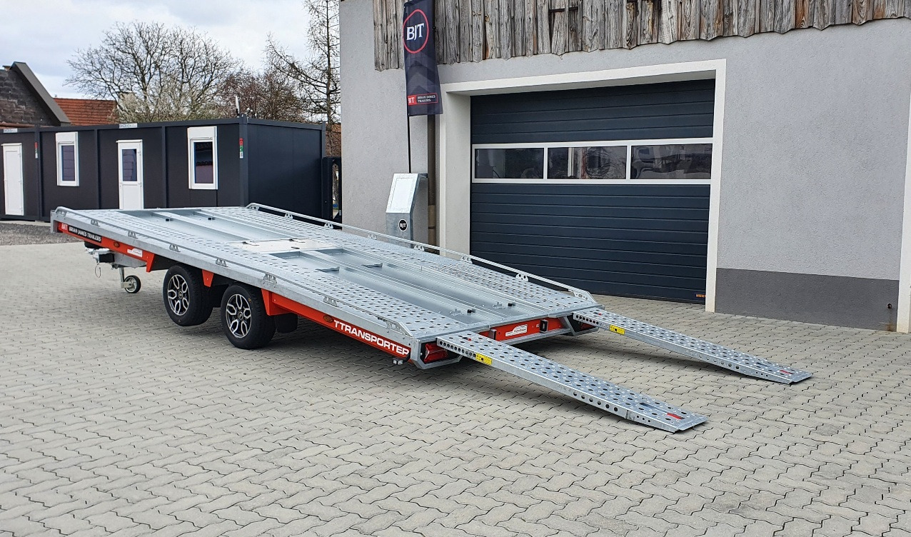 BRIAN JAMES TRAILERS T-Transporter 231-5021-35-2-12 - Remorque porte-voitures: photos 1 BRIAN JAMES TRAILERS T-Transporter 231-5021-35-2-12 - Remorque porte-voitures: photos 1