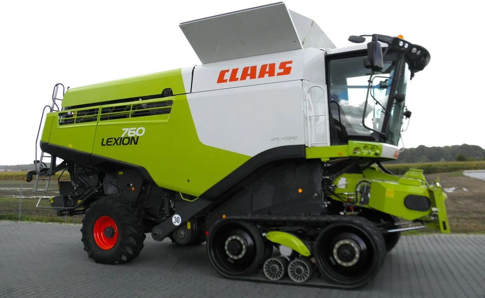 Claas Lexion 760 Terra Trac 2015 Rok, 1900 motgodzin, Heder V 930 2019 Rok, Najbogatsza Wersja, Nie Malowany, Stan Idealny - Moissonneuse-batteuse: photos 1 Claas Lexion 760 Terra Trac 2015 Rok, 1900 motgodzin, Heder V 930 2019 Rok, Najbogatsza Wersja, Nie Malowany, Stan Idealny - Moissonneuse-batteuse: photos 1