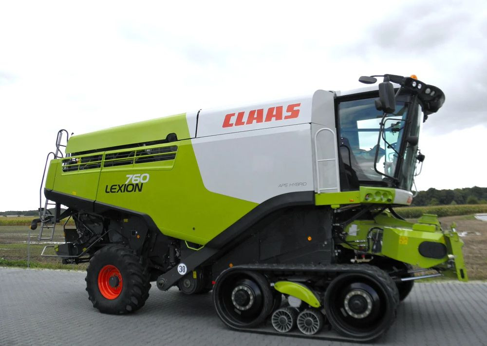 Claas Lexion 760 Terra Trac 2015 Rok, 1900 motgodzin, Heder V 930 2019 Rok, Najbogatsza Wersja, Nie Malowany, Stan Idealny - Moissonneuse-batteuse: photos 3 Claas Lexion 760 Terra Trac 2015 Rok, 1900 motgodzin, Heder V 930 2019 Rok, Najbogatsza Wersja, Nie Malowany, Stan Idealny - Moissonneuse-batteuse: photos 3