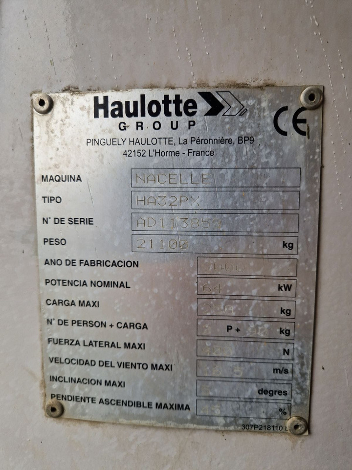 HAULOTTE HA 32 PX - Nacelle articulée: photos 5 HAULOTTE HA 32 PX - Nacelle articulée: photos 5