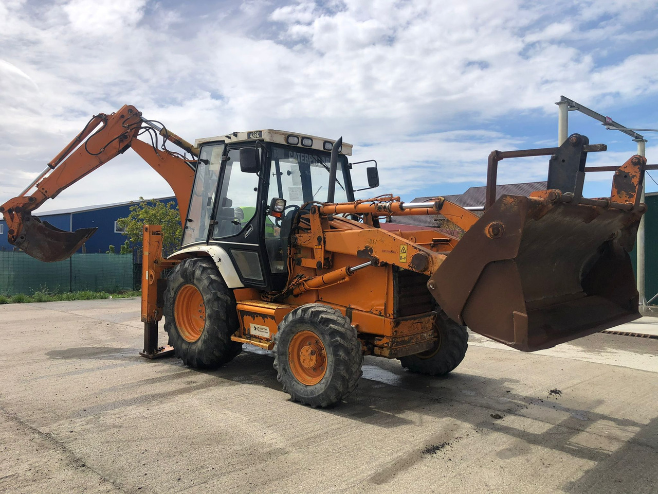 CATERPILLAR 428 C TERRACING EQUIPMENT BULLDOEXCAVATOR - Tractopelle: photos 4 CATERPILLAR 428 C TERRACING EQUIPMENT BULLDOEXCAVATOR - Tractopelle: photos 4