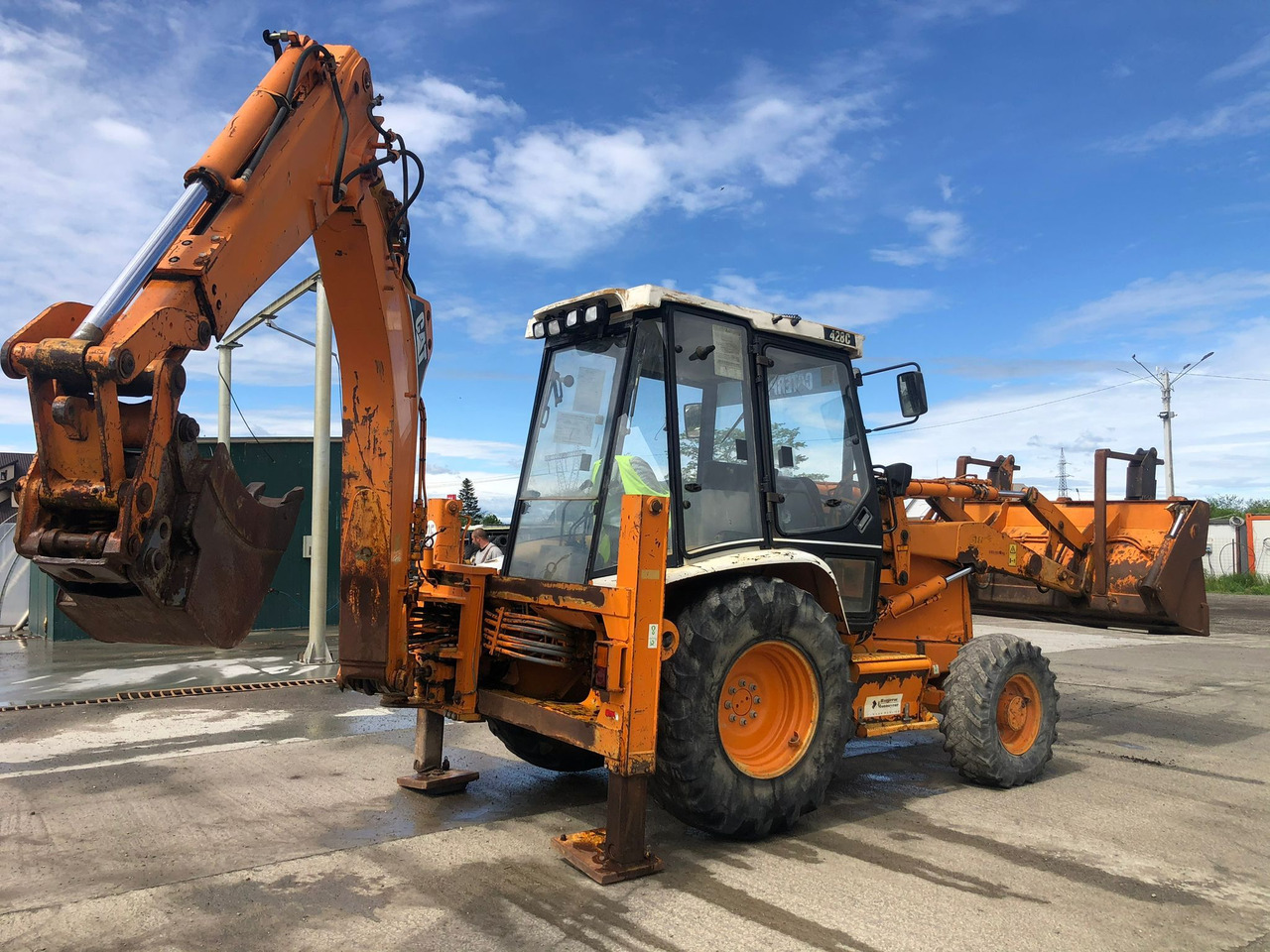 CATERPILLAR 428 C TERRACING EQUIPMENT BULLDOEXCAVATOR - Tractopelle: photos 3 CATERPILLAR 428 C TERRACING EQUIPMENT BULLDOEXCAVATOR - Tractopelle: photos 3
