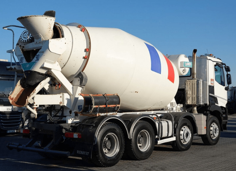 Renault C 430 8×4 Beton Mixer 9m3, TOP !!! - Camion malaxeur: photos 3 Renault C 430 8×4 Beton Mixer 9m3, TOP !!! - Camion malaxeur: photos 3