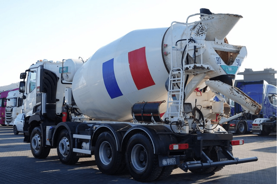 Renault C 430 8×4 Beton Mixer 9m3, TOP !!! - Camion malaxeur: photos 2 Renault C 430 8×4 Beton Mixer 9m3, TOP !!! - Camion malaxeur: photos 2
