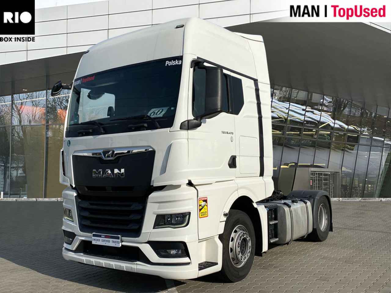 MAN TGX 18.470 4x2 BL SA Euro6 Retarder Klima ZV - Tracteur routier: photos 1 MAN TGX 18.470 4x2 BL SA Euro6 Retarder Klima ZV - Tracteur routier: photos 1