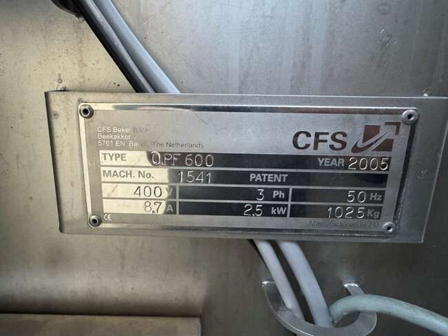 Machine agroalimentaire CFS OptiFlour preduster OPF600: photos 8