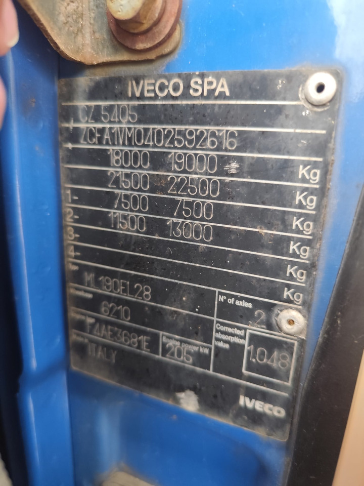 Châssis cabine IVECO EUROCARGO 190EL28: photos 7