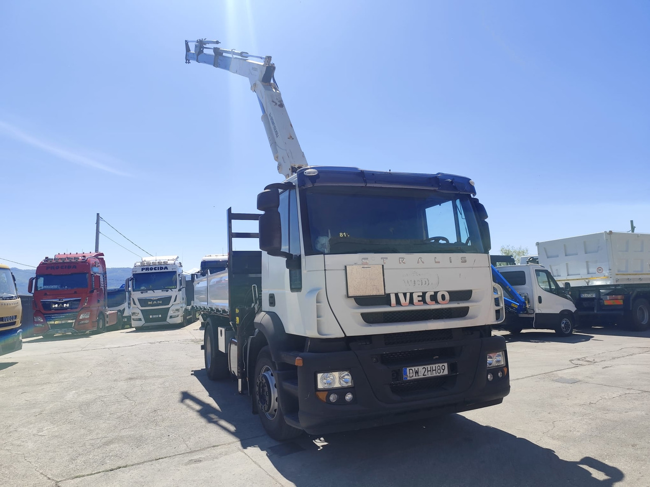 Camion grue, Camion benne IVECO STRALIS CUBE 190S33: photos 24
