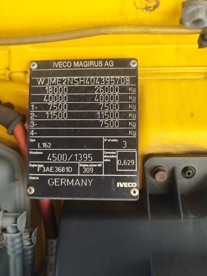 Camion plateau IVECO STRALIS CUBE AD260S42: photos 48