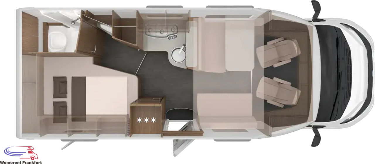 Wohnmobil Knaus L!VE WAVE 650 MF - Camping-car profilé: photos 3 Wohnmobil Knaus L!VE WAVE 650 MF - Camping-car profilé: photos 3