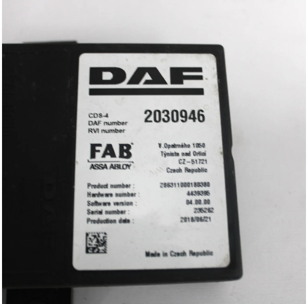 DAF XF106 CDS-4 Module 2030946 - Bloc de gestion pour Camion: photos 2 DAF XF106 CDS-4 Module 2030946 - Bloc de gestion pour Camion: photos 2
