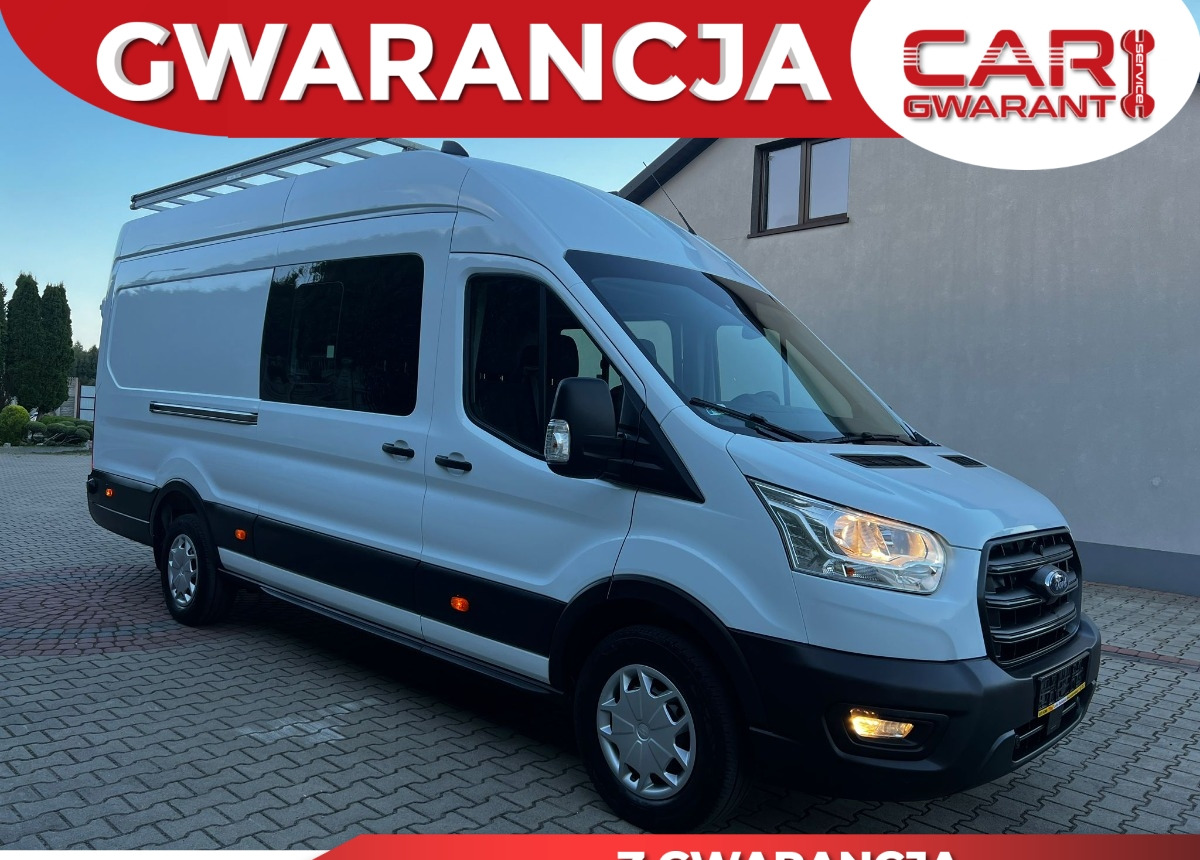 Ford Transit Brygadowy Maxi 6-osobowy 90tys. przebiegu Doka jak nowy - Utilitaire double cabine: photos 1 Ford Transit Brygadowy Maxi 6-osobowy 90tys. przebiegu Doka jak nowy - Utilitaire double cabine: photos 1