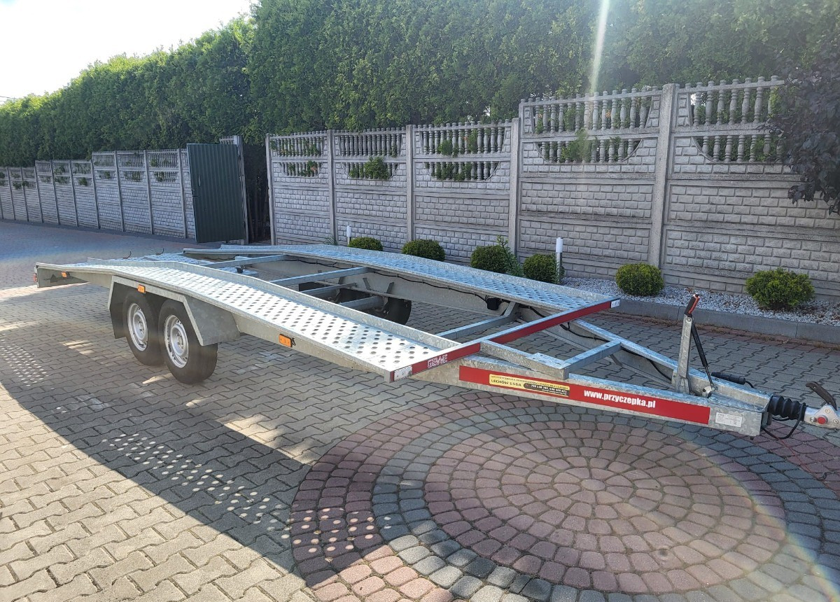Remorque porte-voitures GEWE DMC 270kg długa 5m nowa nie używana Dmc Stan Idealny nowy: photos 10