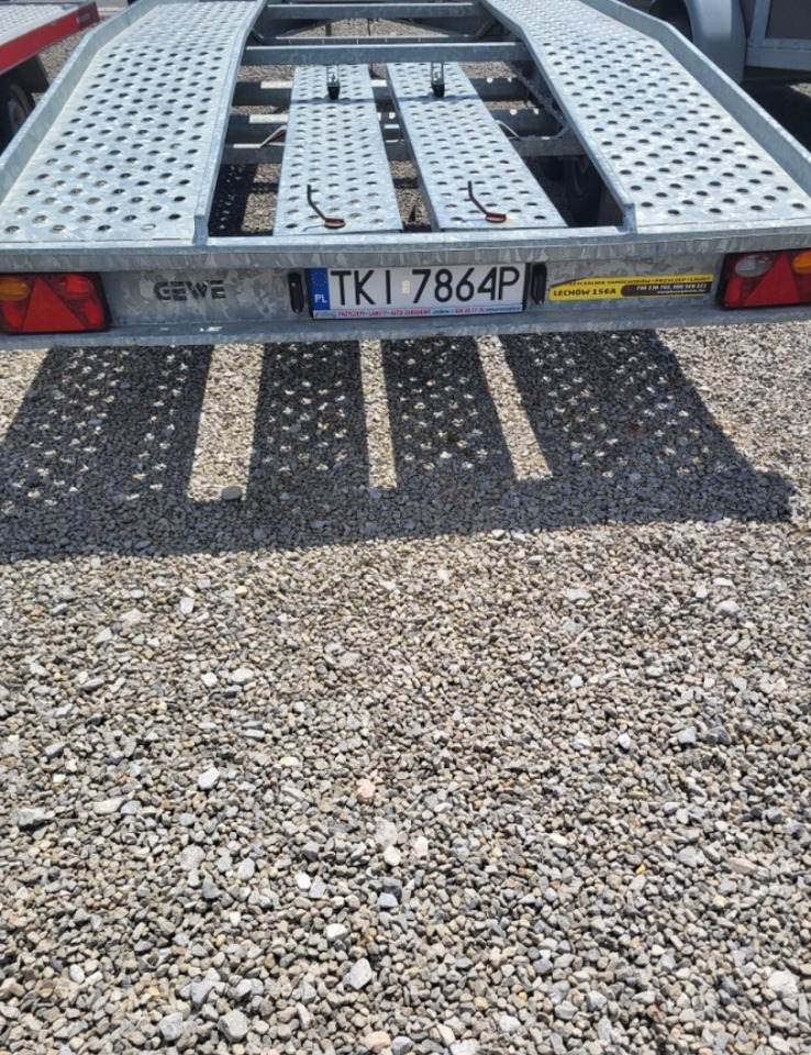 Remorque porte-voitures GEWE DMC 270kg długa 5m nowa nie używana Dmc Stan Idealny nowy: photos 12