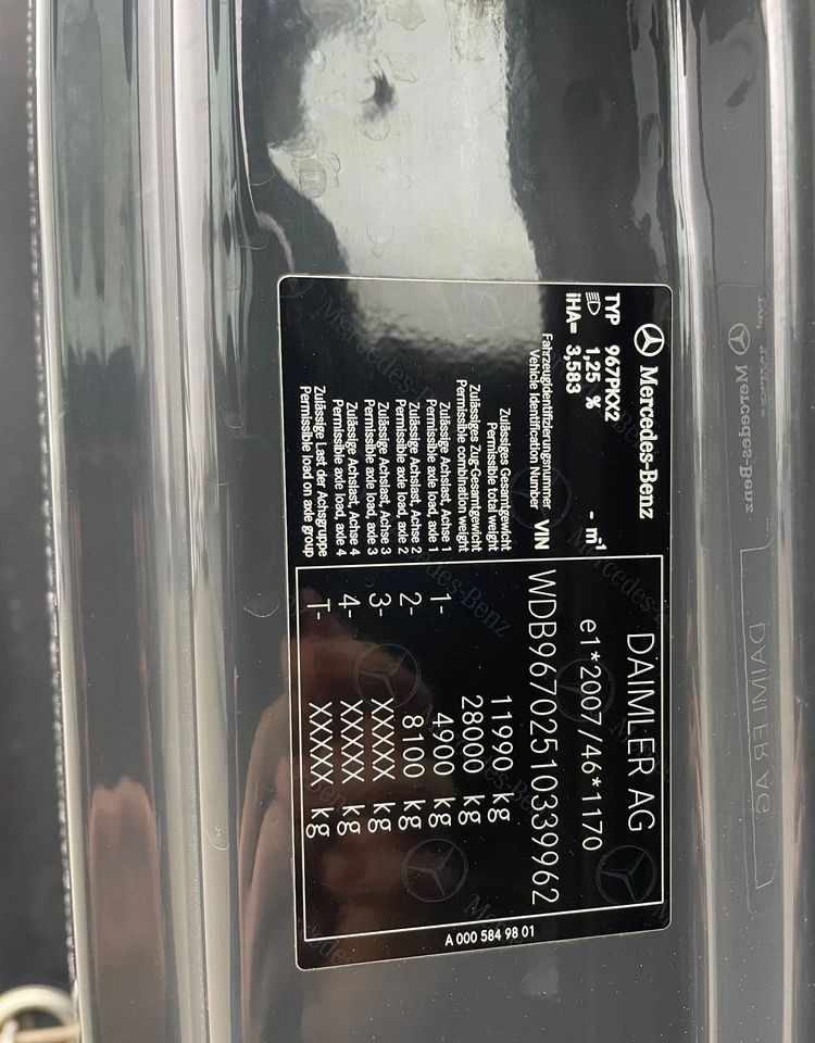 Camion à rideaux coulissants Mercedes-Benz ATEGO 1230: photos 14 Camion à rideaux coulissants Mercedes-Benz ATEGO 1230: photos 14