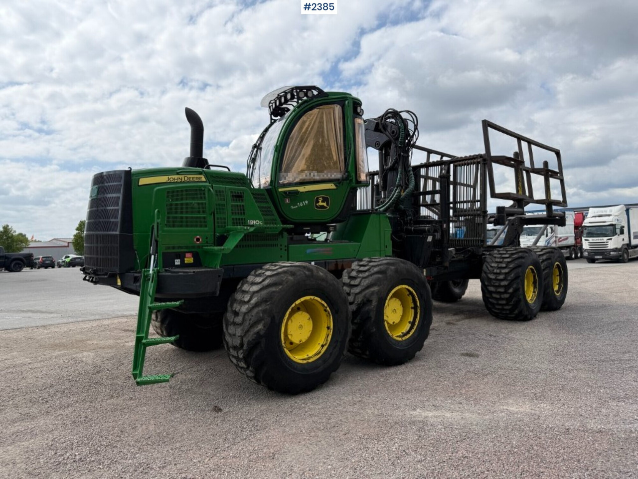 Forwarder John Deere 1910G ALS with rice equipment - Porteur: photos 1 Forwarder John Deere 1910G ALS with rice equipment - Porteur: photos 1