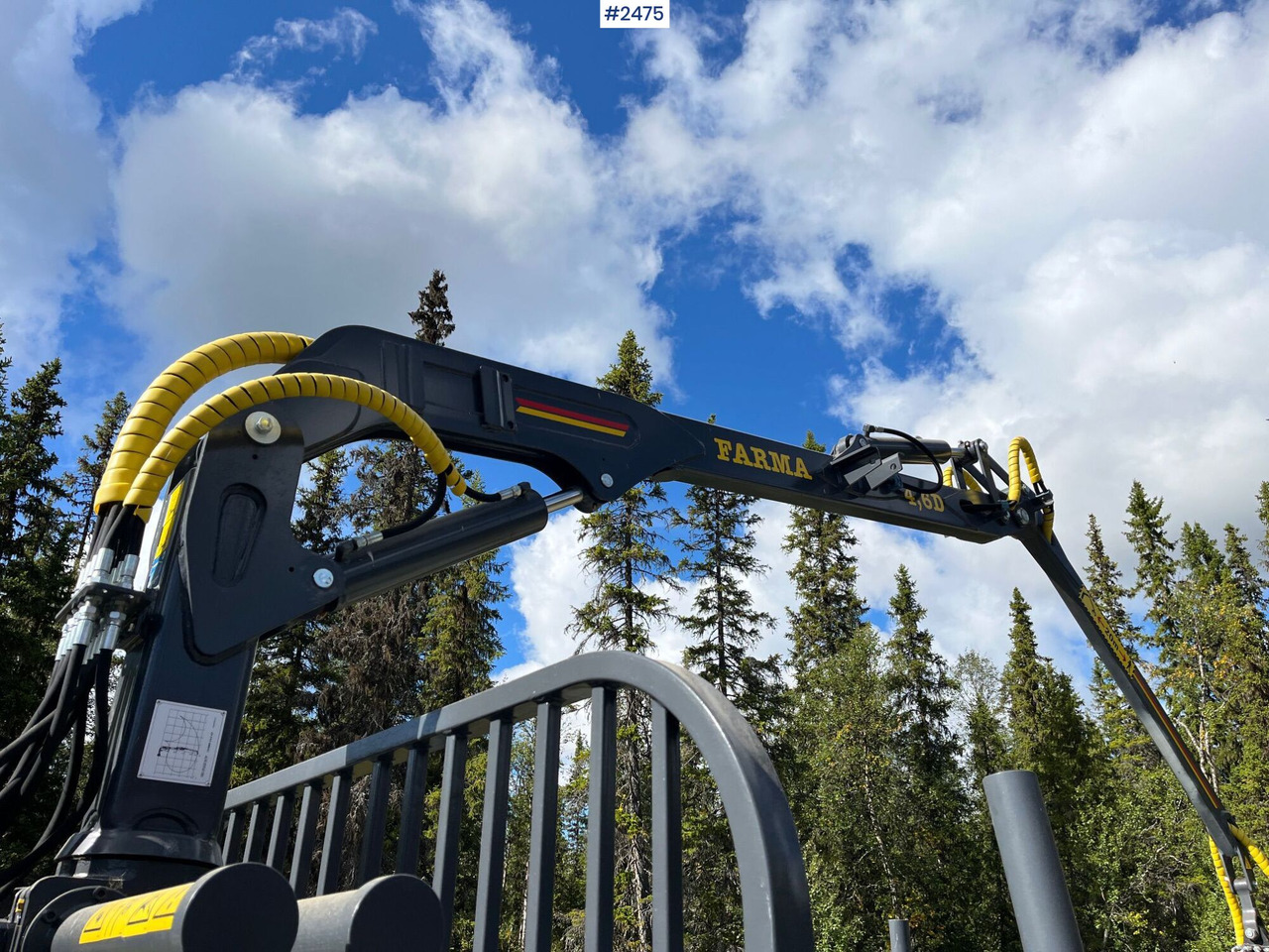 Farma Forestry Trailer T7 - CT4.6-7D, 7 tons – frame steering - Matériel forestier: photos 3 Farma Forestry Trailer T7 - CT4.6-7D, 7 tons – frame steering - Matériel forestier: photos 3