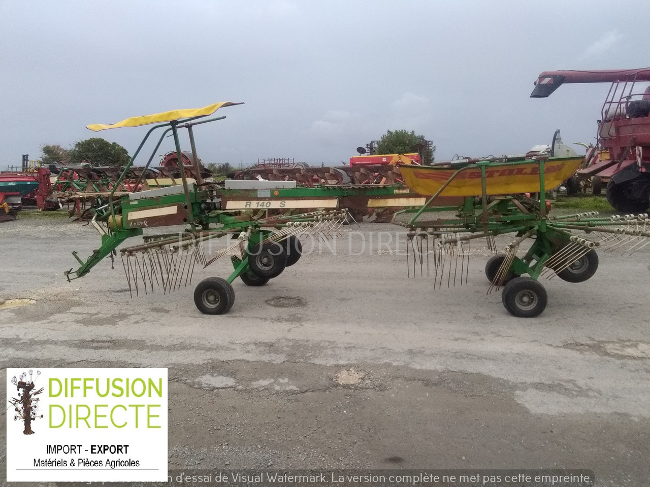 STOLL ANDAINEUR R 1400 S - Faneuse: photos 1 STOLL ANDAINEUR R 1400 S - Faneuse: photos 1