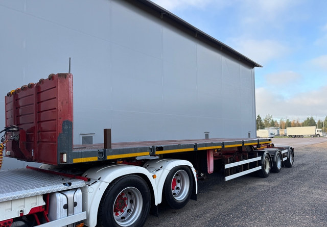 GT-Trailer 3-akselinen paripyörä B-linkki - Semi-remorque plateau: photos 1 GT-Trailer 3-akselinen paripyörä B-linkki - Semi-remorque plateau: photos 1