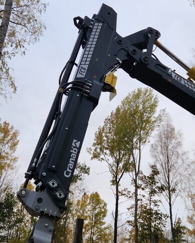 Tracteur forestier, Remorque forestière ValtraN123 + Kronos 140 4WDM + Cranab FC8: photos 13 Tracteur forestier, Remorque forestière ValtraN123 + Kronos 140 4WDM + Cranab FC8: photos 13