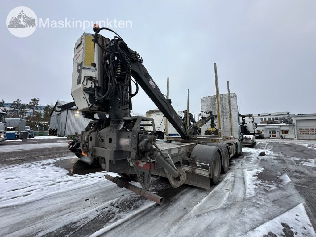 Scania R 580 timmerbil med kran - Camion grumier: photos 5 Scania R 580 timmerbil med kran - Camion grumier: photos 5