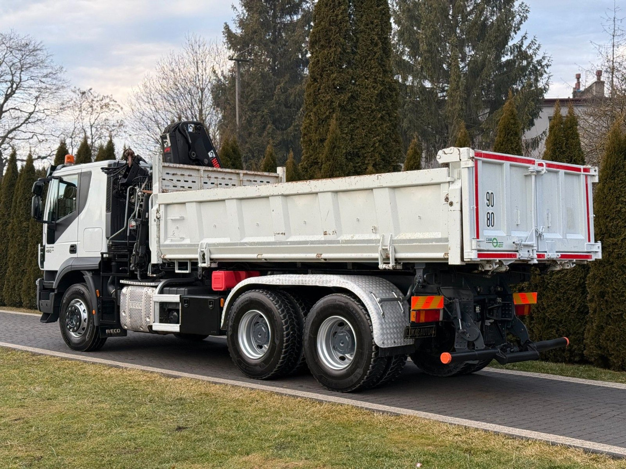 Iveco TRAKKER 450 6X4 DOUBLE HYDRO-BOARD HIAB — crédit-bail Iveco TRAKKER 450 6X4 DOUBLE HYDRO-BOARD HIAB: photos 6