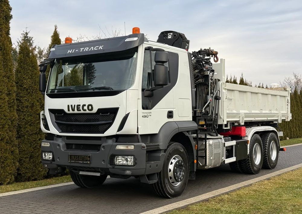 Iveco TRAKKER 450 6X4 PODWÓJNA HYDRO-BURTA HIAB 104 - Camion grue, Camion benne: photos 5 Iveco TRAKKER 450 6X4 PODWÓJNA HYDRO-BURTA HIAB 104 - Camion grue, Camion benne: photos 5