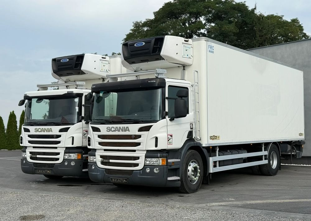 Scania P 280 CHEREAU CARRIER HAKÓWKA - Camion frigorifique: photos 1 Scania P 280 CHEREAU CARRIER HAKÓWKA - Camion frigorifique: photos 1