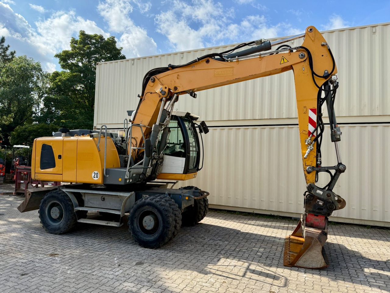 Liebherr A916 / Deutsche Maschine / Löffel + Greifer - Pelle sur pneus: photos 4 Liebherr A916 / Deutsche Maschine / Löffel + Greifer - Pelle sur pneus: photos 4