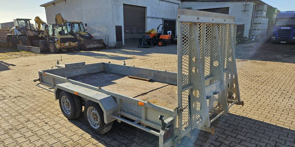 Przyczepa laweta Tiki TP385 3,5 tony 385x180 cm minikoparka - Remorque porte engin: photos 4 Przyczepa laweta Tiki TP385 3,5 tony 385x180 cm minikoparka - Remorque porte engin: photos 4