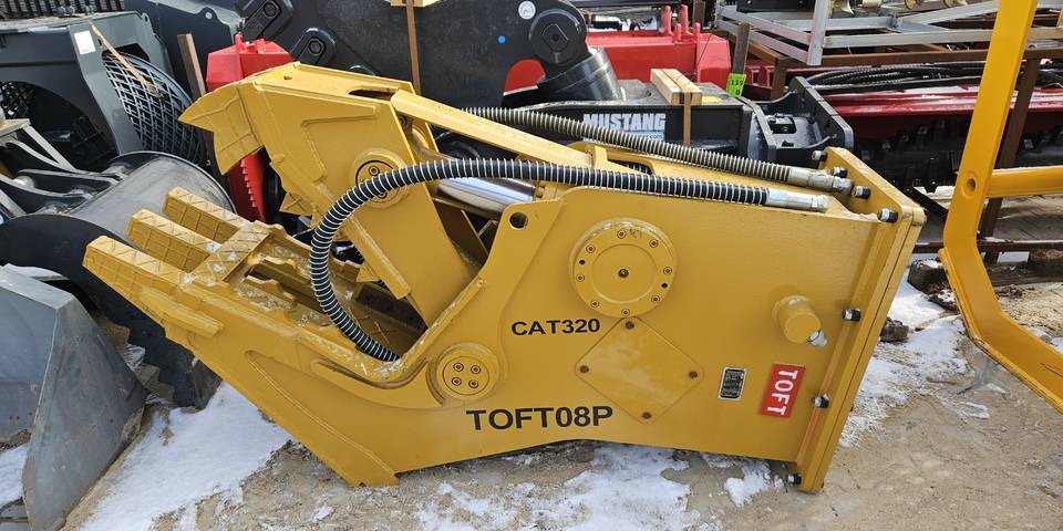 Cisaille de démolition neuf Szczęka krusząca do koparki Cat 320 TOFT 08P nowa nożyce wyburzeniowe: photos 1